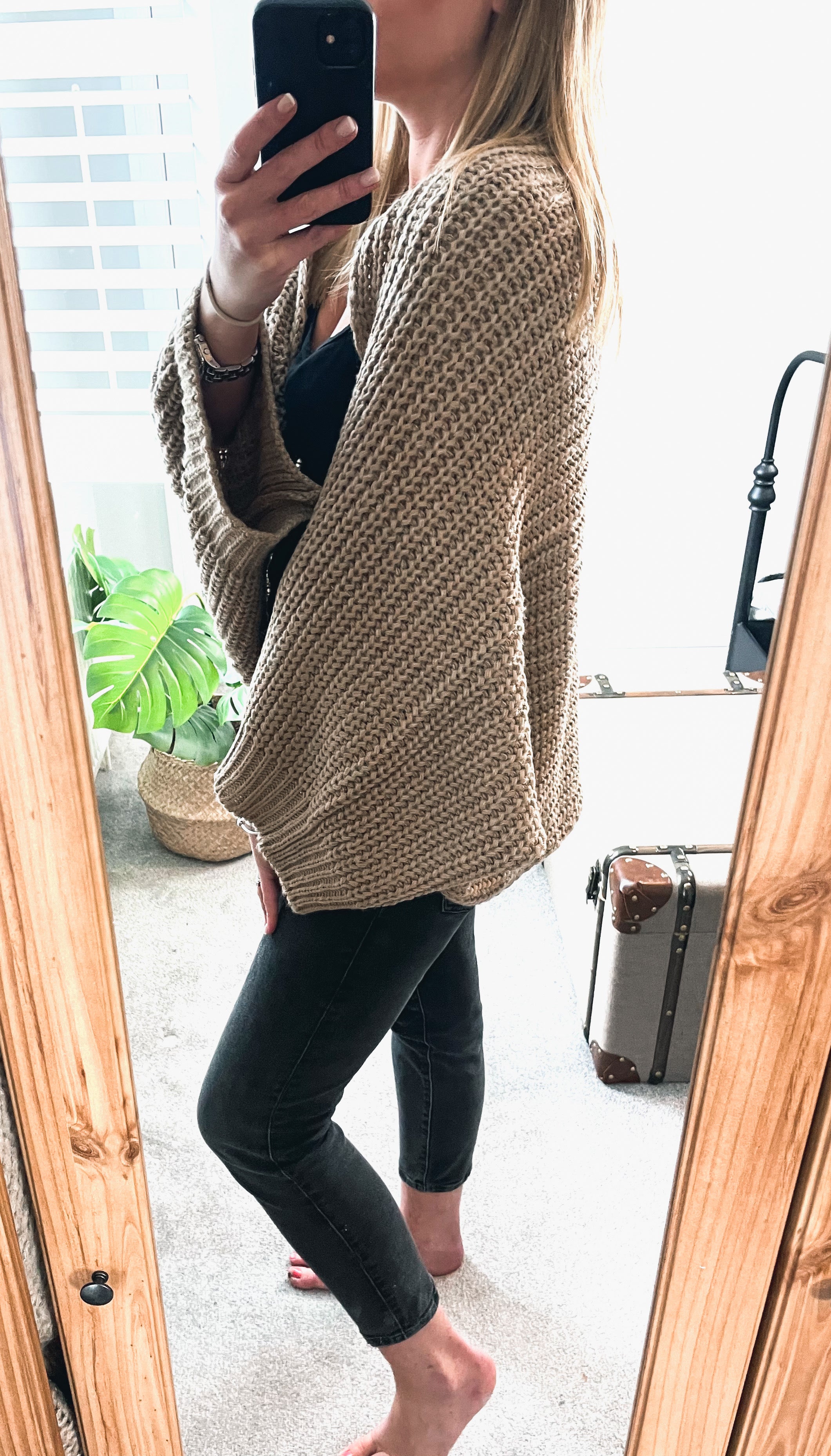 Knitted Batwing Cardigan - MORE COLOURS