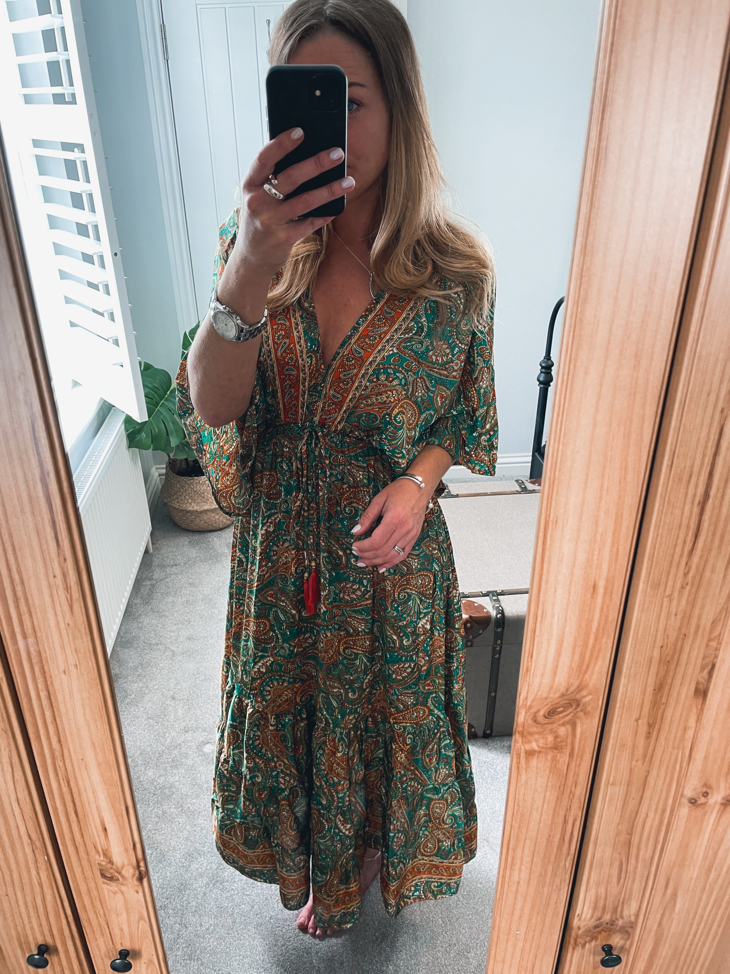 Paisley maxi best sale dress uk