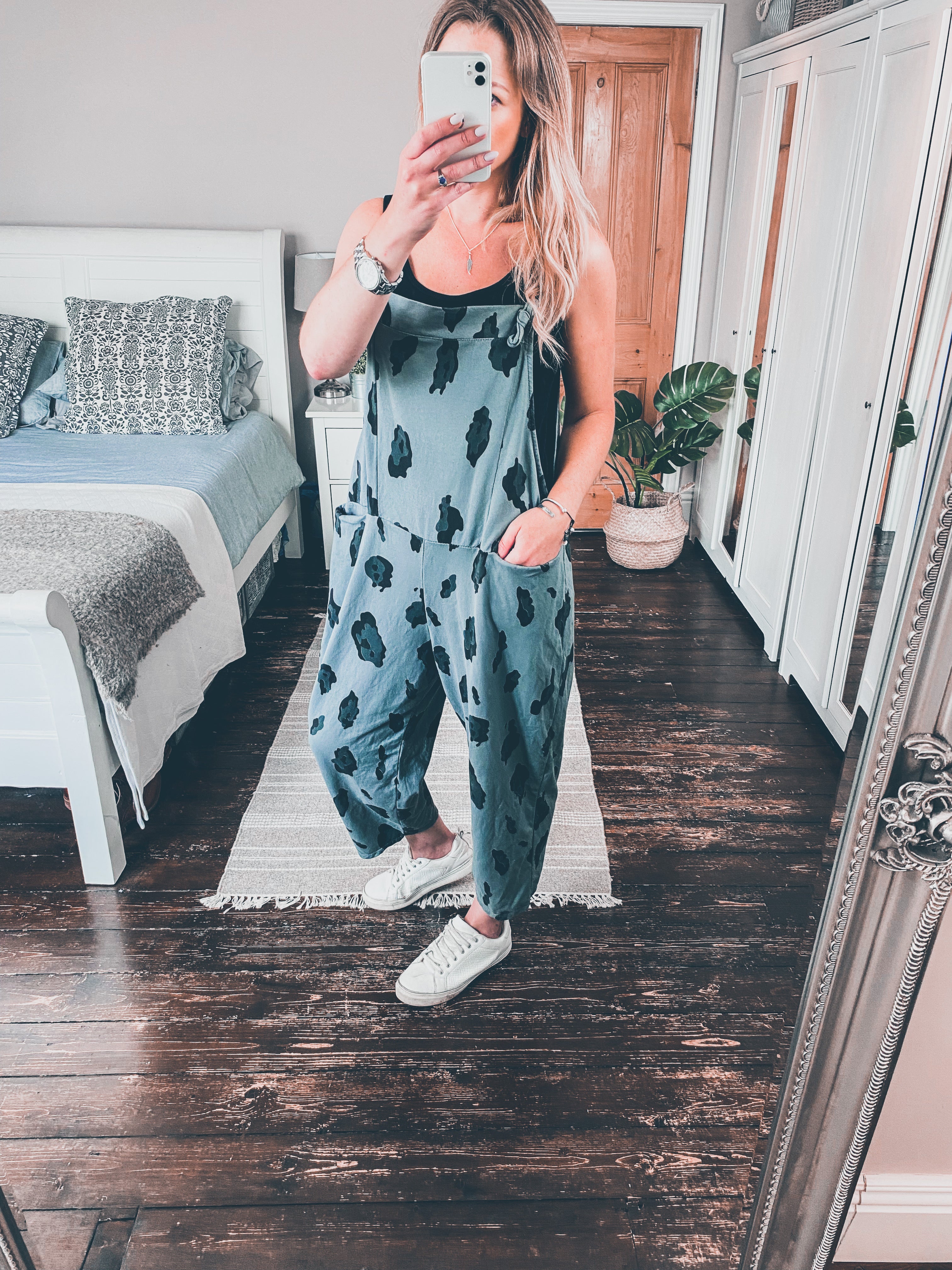 Leopard Jersey Dungarees - More Colours – Style Crowd