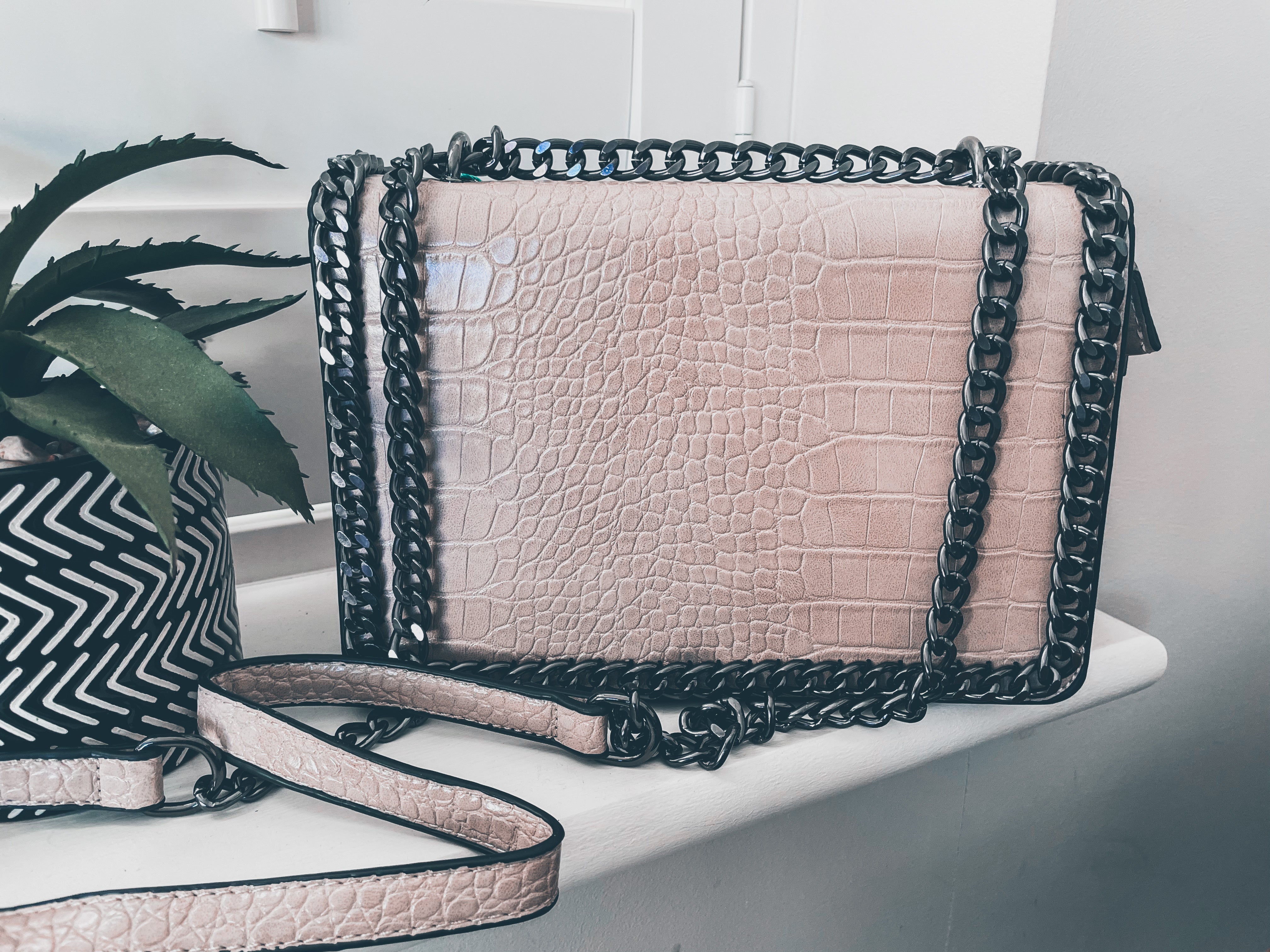 Snake Skin Shoulder Bag